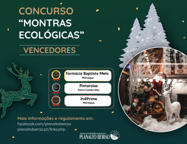 Vencedores Concurso Montras Ecológicas 2022