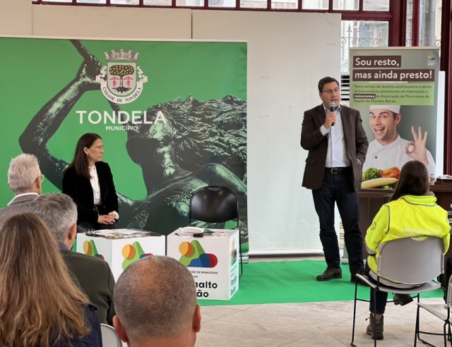 Apresentação do novo serviço público de recolha seletiva porta-a-porta de biorresíduos alimentares do Planalto Beirão no município de Tondela